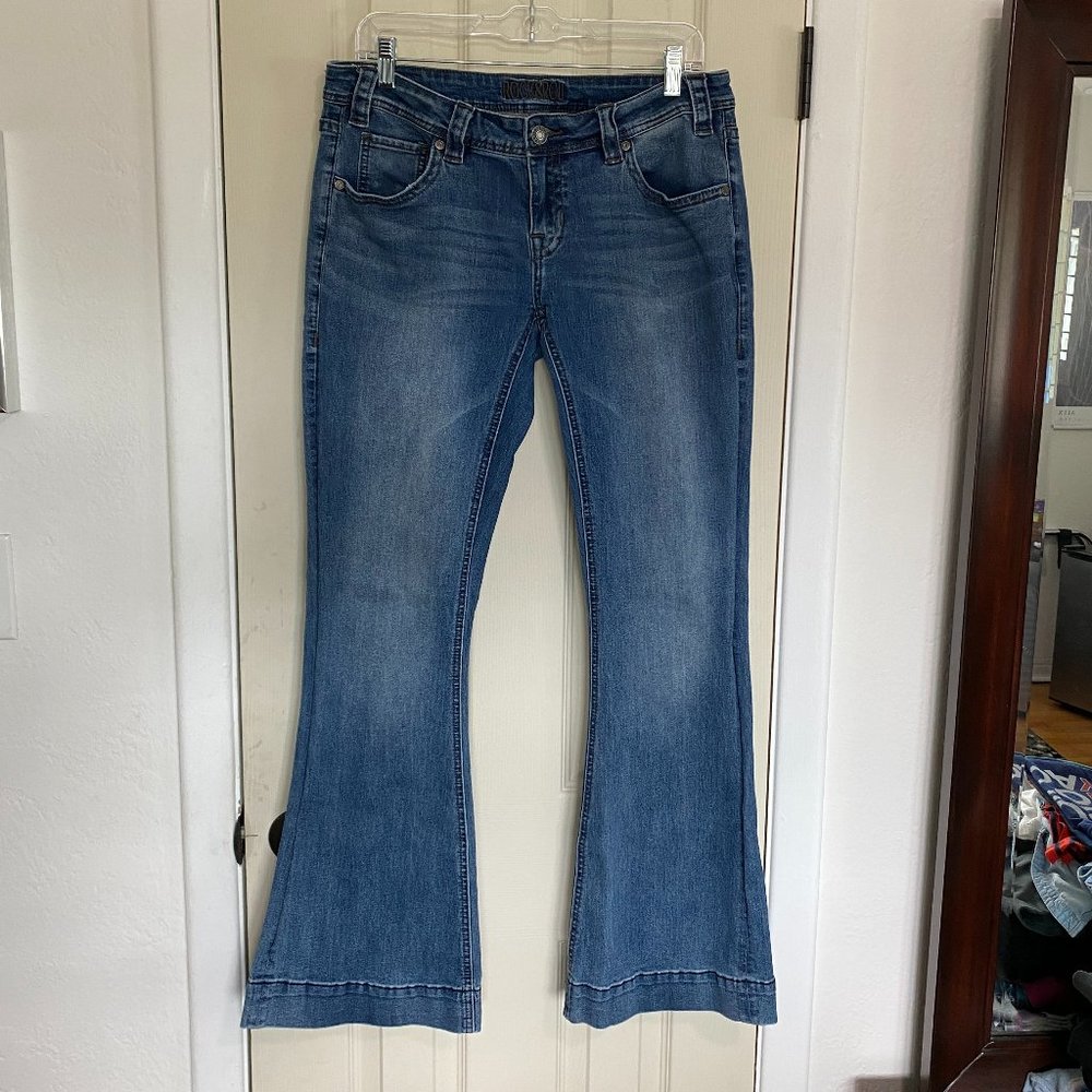 Rock & Roll Cowgirl Trouser Flare Leg Jeans 31x34